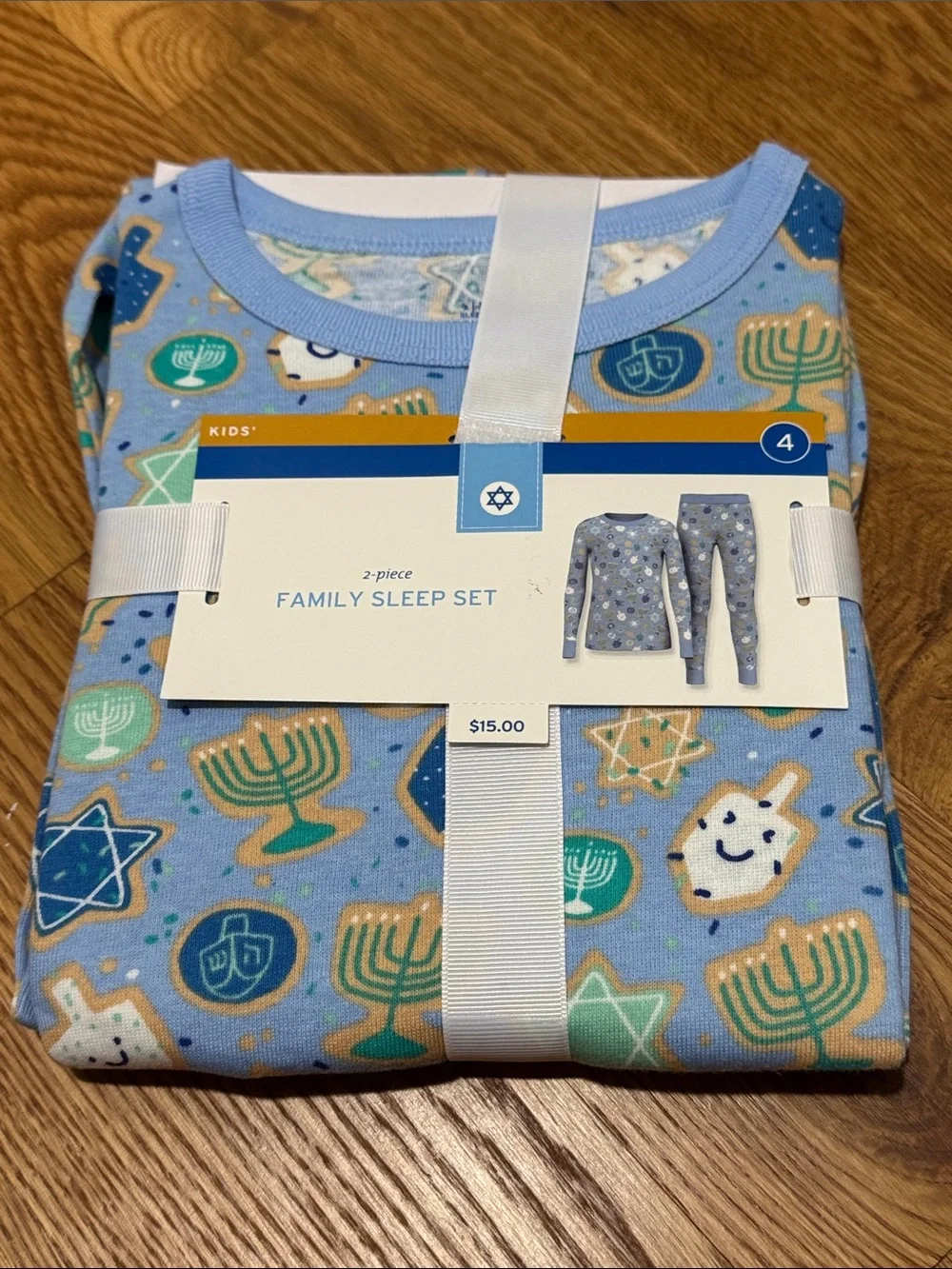 NWT Hanukkah Pajamas Kids Size 4